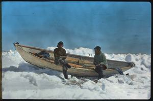 Image: Jot and Tom in Dory, Baffin Land 